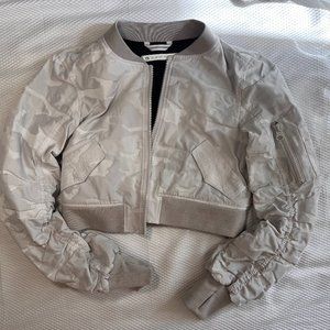 Blanc Noir Cropped Streetwear Jacket